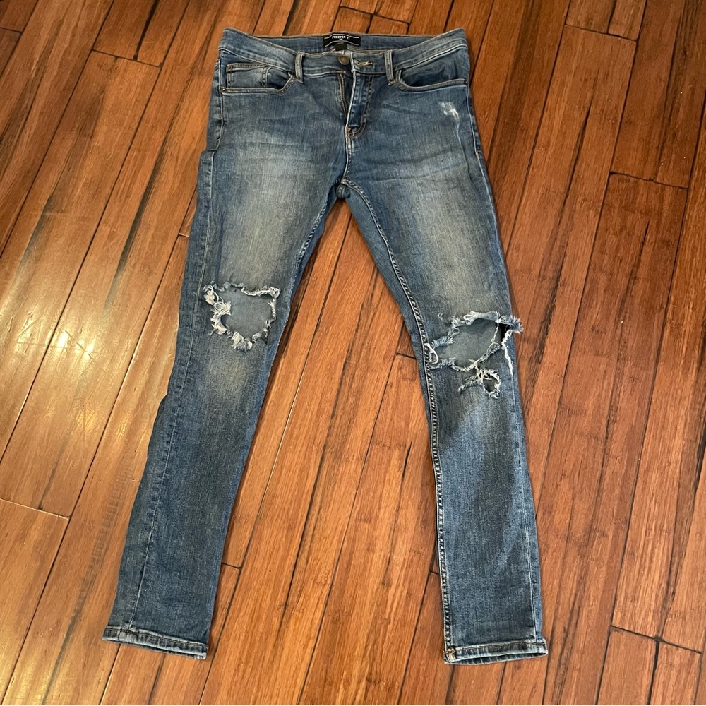 Forever 21 mens skinny jeans